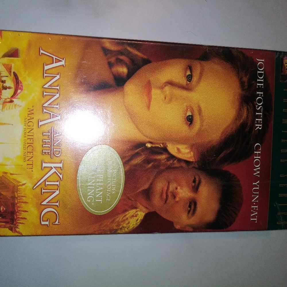 New sealed Anna and the king VHS movie
